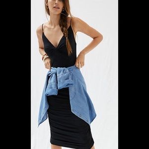 Anthropologie black Jersey knit dress